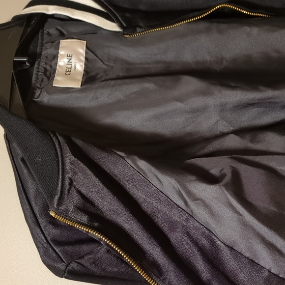 Celine Women's Black Bomber Jacket Fully Lined - Picture 11 of 14